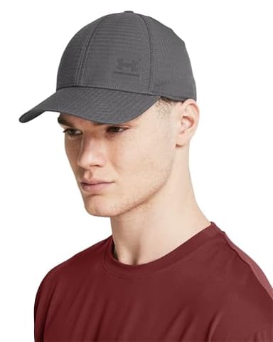 Under Armour Men's Iso-Chill ArmourVent Stretch Fit Hat, (026) Castlerock / / Castlerock, X-Large/XX-Large - Image 2