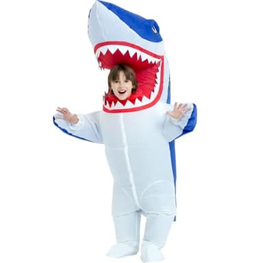 One Casa Blow Up Party Costume,Inflatable Costumes for Kids, Full Body Shark Costume,Halloween Costumes for Boys Girls (4-5YRS) - Image 7