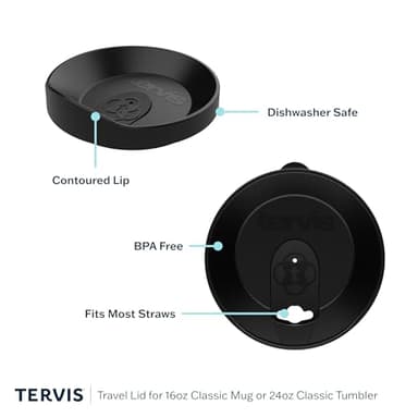 Tervis Made in USA Double Walled Indiana University IU Hoosiers Insulated Tumbler Cup Keeps Drinks Cold & Hot, 16oz Mug - No Lid, Primary Logo - Image 4