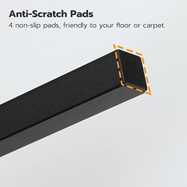 HOOBRO Bar Stools, Set of 2 Bar Chairs, 23.6 Inch Saddle Stools, Kitchen Counter Seat with Footrests, Industrial Barstools for Dining Room, Kitchen, Counter, Rustic Brown and Black BF02MD01 - Image 9