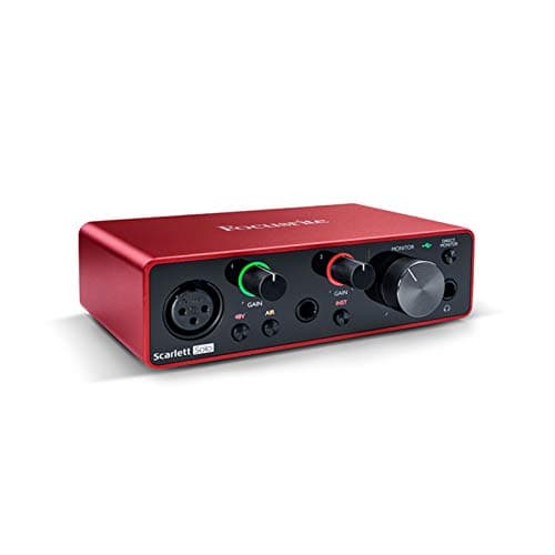 Focusrite Scarlett Solo 3rd Gen USB Audio Interface for Guitarists, Vocalists, Podcasters or Producers to record and playback studio quality sound - Image 1