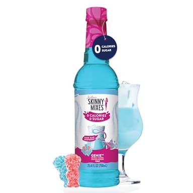 Jordan's Skinny Mixes Sugar Free Syrup, Genie Flavor, Fruit Flavored Water Enhancer, Drink Mix for Ice Tea, Lemonade & More, Zero Calorie Flavoring, Keto Friendly, 25.4 Fl Oz, 1 Pack - Image 3