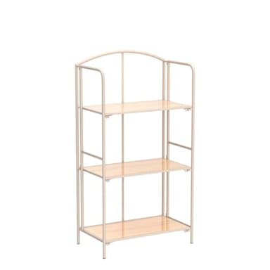 Crofy No Assembly Folding Bookshelf for Living Room, 3 Tier White Collapsible Book Shelf for Home Office, Portable Bookcase Storage Organizer - Image 5