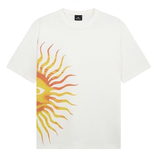 PS by Paul Smith Men's Sunnyside T-shirt, Off-white, Large - Image 1