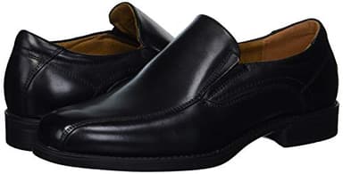Florsheim Men's Medfield Bike Toe Slip Loafer Dress Shoe, Black, 12 Wide - Image 7
