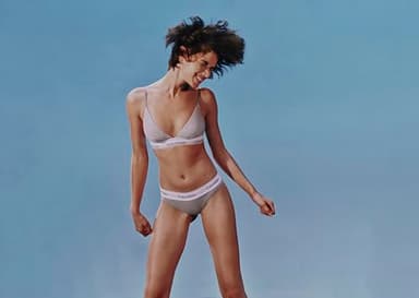 Calvin Klein Modern Cotton Lightly Lined Triangle Bralette Grey Heather - Image 7