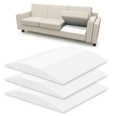 Tromlycs Sofa Couch Cushion Support for Sagging Seat Trapezoidal Furniture Seat Under Cushion Sag Repair Set of 3 - Image 1