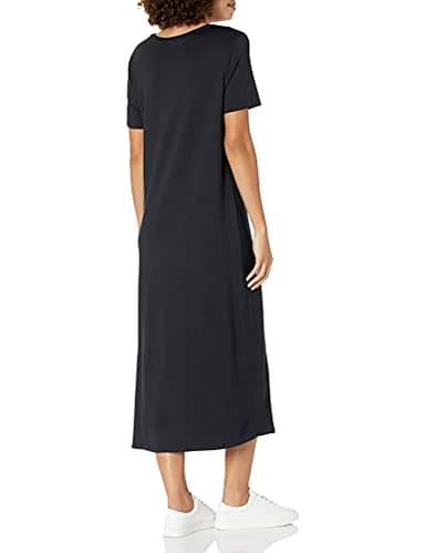 The Drop Women's Cora T-Shirt Midi Dress, Black, M - Image 2