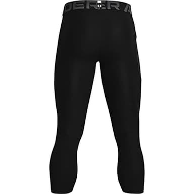 Under Armour Men's Armour HeatGear 3/4 Leggings , Black (001)/Pitch Gray, Large - Image 5
