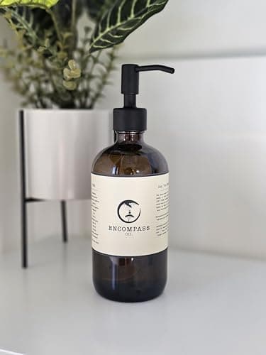 All Natural Encompass Oil, Body Oil, Hair Oil, Natural Skin Care, 16 oz (Glass Bottle) - Image 4