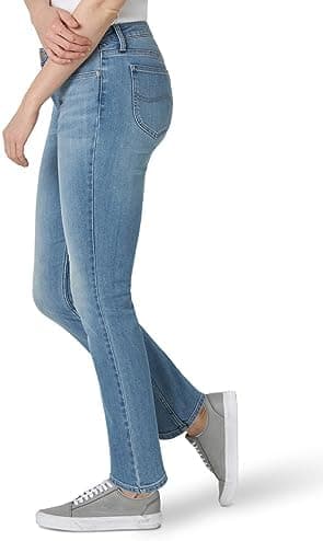 Lee Womens Legendary Mid Rise Straight Leg Jean - Image 3