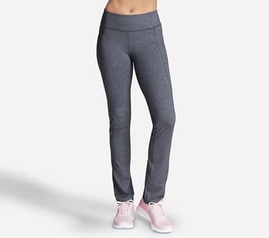 Skechers Women's GO Walk Pant, Heathered Gray, Small - Image 4