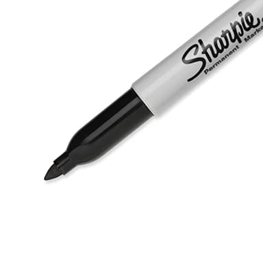 Sharpie Permanent Markers, Bulk Set, Fine Tip Markers, For Plastic, Metal, Wood, And More, Black, 36 Count - Image 3