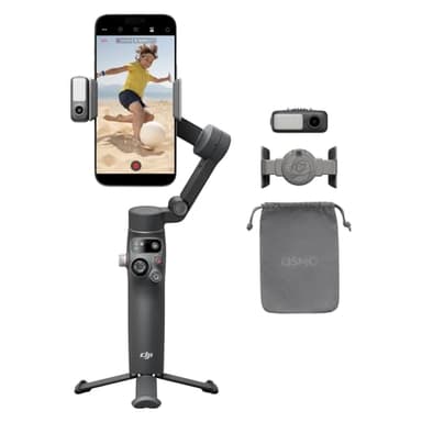 DJI Osmo Mobile 7P Gimbal Stabilizer for iPhone, Android, Native Tracking, Lighting, 3-Axis Phone Gimbal, Quick Launch, One-Tap Edit, Built-in Extension Rod & Tripod, 10hrs Use, Phone Charging - Image 1