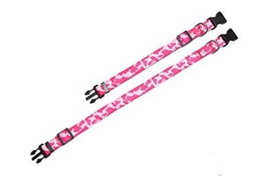 TAIDA Dog Collar, Nylon Camouflage Adjustable Collar, 1 Inch Wide, for Large Medium Dog (Red) - Image 3