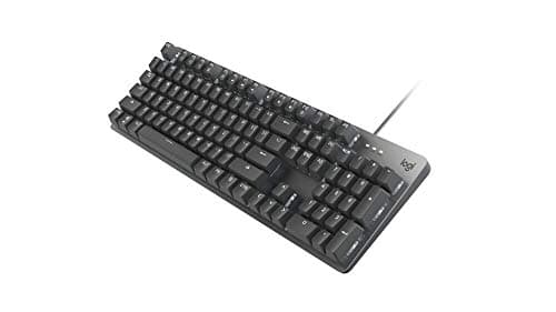 Logitech K845 Mechanical Illuminated Keyboard, Strong Adjustable Tilt Legs, Full Size, Aluminum Top Case, 104 Keys, USB Corded, Windows (TTC Brown Switches) - Image 1