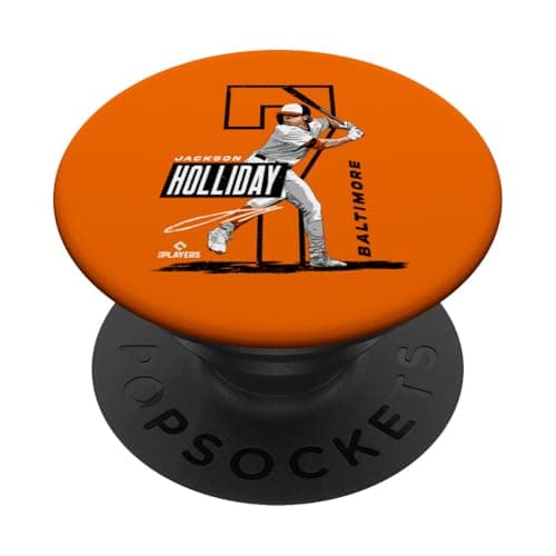 Jackson Holiday | Baltimore Baseball Players | MLBHOL3002 PopSockets Adhesive PopGrip - Image 1
