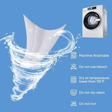 Cooling Waterproof Mattress Protector King Size, Mattress Cover 3D Air Fabric Mattress Pad Cover Smooth Soft Breathable Noiseless, 8''-21'' Deep Pocket - Image 6