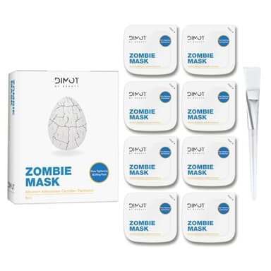 ANCAI 2025 New Zombie Facial Mask, Zombie Mask Facial, Hydrating Skincare Face Mask, Pore Tightening & Lifting Deep Cleansing Clay Mud Mask(1 Box 8Pcs) - Image 1