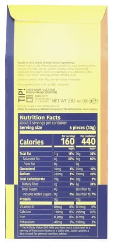 ROKA Gouda and Chia Seed Cheese Sticks, 2.82 oz. - Image 7