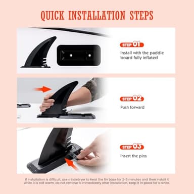 FunWater SUP Inflatable Stand Up Paddle Board 10'6×33"×6" Ultra-Light Inflatable Paddleboard with ISUP Accessories,Fins,Adjustable Paddle, Pump,Backpack, Leash - Image 7