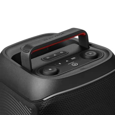 JBL PartyBox Club 120 - Portable Party Speaker with Foldable Handle, Powerful JBL Pro Sound, Futuristic lightshow, Up to 12 Hours of Play time, Splash Proof, Dual Mic & Guitar Inputs (Black) - Image 9