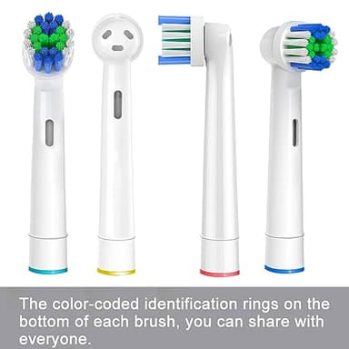 Replacement Toothbrush Heads Compatible with Oral-B Braun, 20 Pcs Professional Electric Toothbrush Brush Heads for Oral B Replacement Head Refill Pro 500/1000/1500/3000/3757/5000/7000/7500/8000 - Image 5