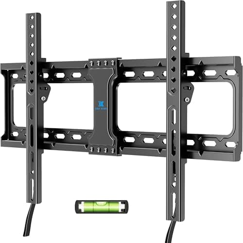 UL Listed Fixed TV Wall Mount for 37-86 Inch Screens, Low Profile TV Mount Fits 16", 18", 24" Studs, Wall Mount Bracket with Quick Release Lock, Max VESA 600x400mm, Holds up to 132 lbs by USX STAR - Image 1