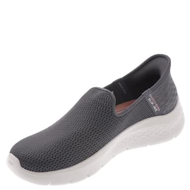 Skechers Women's Hands Free Slip-Ins Go Walk Flex-Relish Sneaker, Charcoal, 8 Wide - Image 5