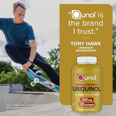 Qunol Ubiquinol CoQ10 200mg Softgels, Powerful Antioxidant for Heart and Vascular Health, Essential for Energy Production, Natural Supplement Active Form of CoQ10, 120ct Softgels - Image 8