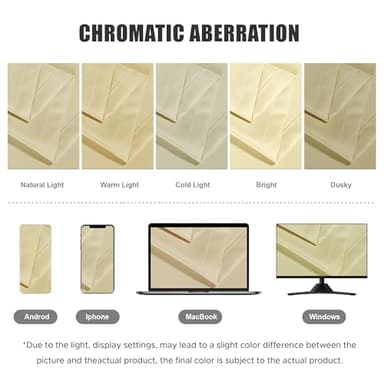 BONZER Outdoor Curtains for Patio Water Resistant Heavy Privacy Light Filtering Grommet Outside Curtains for Porch, Pergola, Gazebo, 1 Panel, 54W x 95L inch, Cream - Image 5