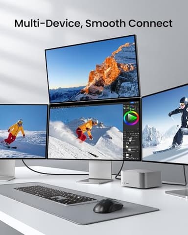 Silkland 80Gbps Right Angle USB 4 Cable for Thunderbolt 5 Cable 4FT, 120Gbps Bandwidth for 16K/Dual 8K, 240W, 90 Degree Braided USB C Video Cable Compatible Thunderbolt 4/5, MacBook M4 Pro,Dock,eGPU - Image 8