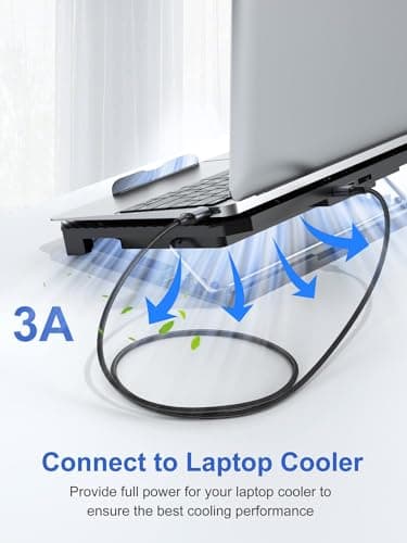 ApoJodly USB Cable 3FT 5-Pack, USB 3.0 Cord USB A Male to Male Cable Double Sided Compatible with Hard Drive, Laptop Cooler, DVD Player and More - Image 3