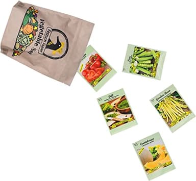 Set of 43 Assorted Vegetable & Herb Seed Packets - Over 10,000 Seeds! - Includes Mylar Storage Bag - Deluxe Garden Heirloom Seeds - 100% Non-GMO - Image 3