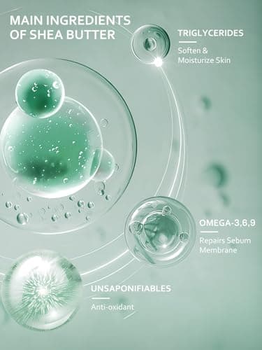 ÉCLAT NATUREL Shea Butter Hand Cream, Nourishes Very Dry Hands with Vitamin E and 45% Shea Butter, Vegan Natural Hand Moisturizer, Mini Travel Size Hand Lotion, 1 Fl Oz (Pack of 1) - Image 6