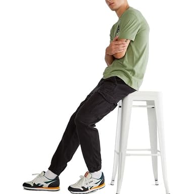 AEROPOSTALE Aero Cargo Jogger Pant, Dark Black, M - Image 4