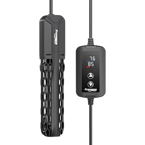 FREESEA Aquarium Heater for Fish Tank: 100W/200W/300W/500W Submersible Fish Tank Heater with Over-Temperature and Off-Water Protection for 20-40 Gallon Saltwater and Freshwater - Image 1