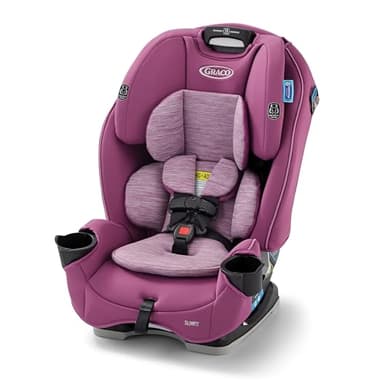 Graco Slimfit 3-in-1 Convertible Car Seat, Ultra-Space-Saving Design, Sydney, Suitable for Rear and Forward-Facing, Highback Booster Seat with 10-Position Headrest - Image 1