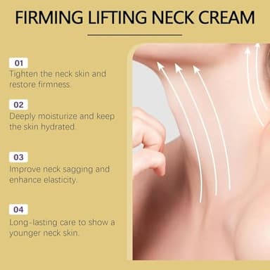 AH-8 Firming Neck Cream for Crepey Skin Body Care Comfort, Roller Neck Cream, Moisturizing, Tightening Lotions Cosmetic Skin Care Skin Repair for Women (1PCS) - Image 3
