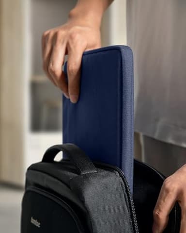 tomtoc Slim Laptop Sleeve Case for 13-inch New MacBook Air M4/A3420 M3/A3113 M2/A2681, M1/A2337 2025-2018, MacBook Pro M2/M1, Water-Resistant Protective Carrying Case with Accessories Pocket - Image 8
