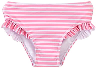 UMELOK Girls Rashguard Swimsuit Long Sleeve Bathing Suit Pink, Hibiscus 10 - Image 4