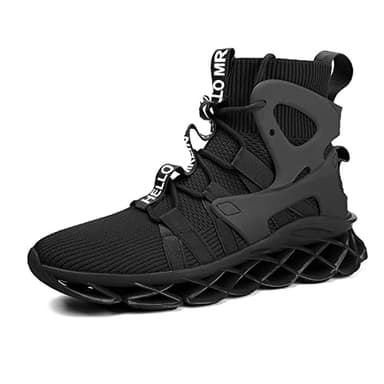 Hello MrLin Men's Running Shoes Non Slip Athletic Tennis Walking Blade Type Sneakers Hip Hop - Image 3