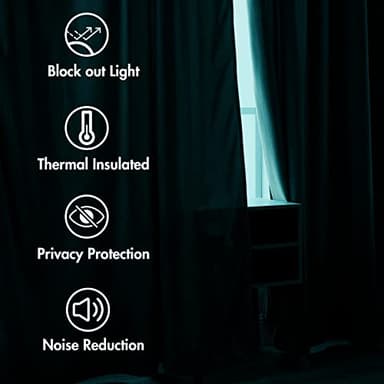 MIULEE Teal Velvet Curtains 108 inches Long 2 Panels - Luxury Blackout Curtains for Bedroom Living Room Thermal Insulated Fall Decor Super Soft Window Drapes Rod Pocket & Back Tab - Image 6