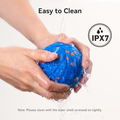 Cheerble Smart Interactive Dog Toy, Wicked Ball AIR, Automatic Moving, Bouncing, and Rotating, E-TPU Material, IPX7 Waterproof Rating, Active Rolling Ball for Medium and Large Dogs - Image 8