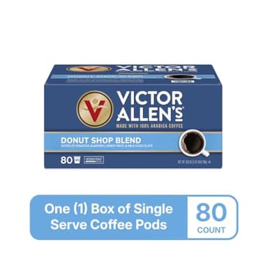 Victor Allen's Coffee Donut Shop Blend, Medium Roast, 80 Count, Single Serve Coffee Pods for Keurig K-Cup Brewers - Image 3