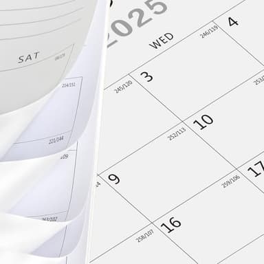 BHR Wall Calendar, Calendar 2025-2026 from July 2025 to December 2026 18 Months Calendars 14.7 inch×11 inch Julian Dates for New Year Christmas Gifts - Image 7