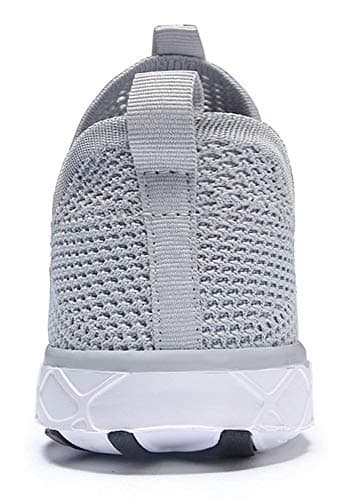 DLGJPA Men's Quick Drying Water Shoes for Beach or Water Sports Lightweight Slip On Walking Shoes LightGray 8.5 - Image 4
