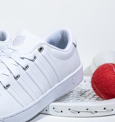 K-Swiss Men's Court Pro II CMF Sneaker, White/Silver, 10.5 M - Image 7