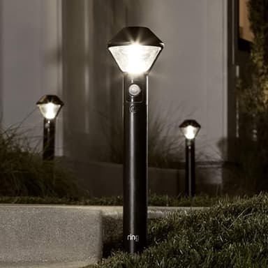 Ring Smart Lighting – Pathlight, Battery-Powered, Outdoor Motion-Sensor Security Light, Black (Starter Kit: 2-pack) - Image 2