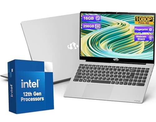 15.6-FHD-Laptop Student-Laptop, 16GB RAM 256GB SSD, Intel Pentium Quad-Core N100 Processor (Up to 3.4GHz) Backlit Keyboard Fingerprint WiFi 6 BT5.2 Business-Laptop, 2 Years Warranty Windows 11 Laptop - Image 1